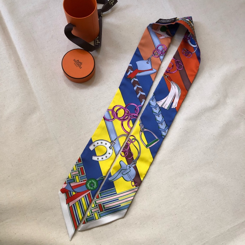 hermes twilly silk scarf, made in france